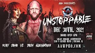 AAW Unstoppable 2021 Match Card 12/30/21