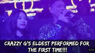 CRAZZY G'S ELDEST DAUGHTER FIRST TIME PERFORMING!
