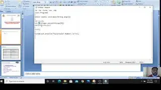 Program 1:Program 1:find the Factorial of number using command line Arguments
