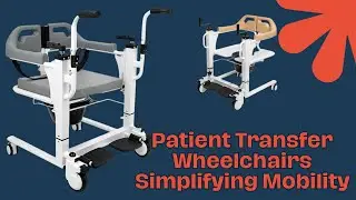 Patient Transfer Chair | Safe & Easy Advanced Patient Transfer Chair for Elderly & Disabled Care