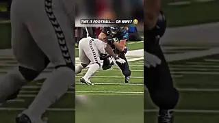 NFL Player Used WRESTLING to Get This 1st Down 🤯🏈#NFL #Shorts