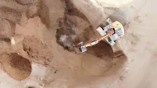 Peat Screening With VPH 4-1500 Screening Bucket | Peat Production