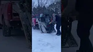 Easy DIY Snowmobile Loading Ramp