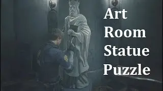 Resident Evil 2 Remake - Art Room Statue Puzzle