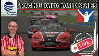 🔴 Live: iRacing MX5 at Lime Rock Park | Bongo World Series Week 1