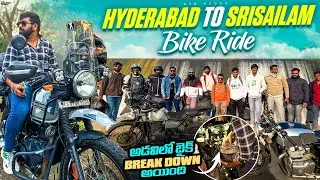 Hyderabad to Srisailam bike ride  Group Ride  Telugu motovlogs