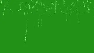 ✨Lluvia DESTELLOS luminosos pantalla verde ✨ [ Sparkles green screen ] ✨