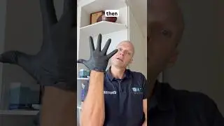 Quick Hack: How to Put on Gloves Fast in Clinic 🧤 #ManualTherapy