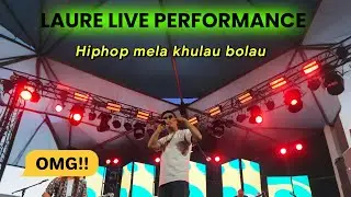Crowd Went Wild 🔥 🥵Laure Live Superraga | Biggest Hiphop Mela Nepal 🇳🇵 @LaureOfficial  #viral 