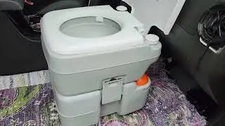 New toilet for my SUV camper! SereneLife Portable Toilet