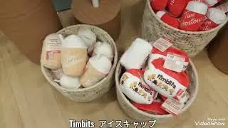 Tim Hortons shop @toronto Eaton center    ティムホートン ショップ イートンセンター トロント