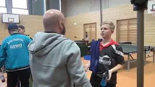 Matchball Martin Knaub vs Thalkirchen 20181209  Bayer Jugendm Ansbach Table Tennis Zoom 12