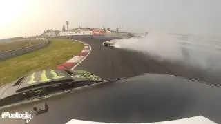 Gatebil Rudskogen - Vaughn Gittin Jr Chases Max Tvardovskiy - filmed with GoPro + Vectormount