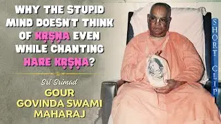 083. Why the stupid mind doesn’t think of Kṛṣṇa, chanting Hare Kṛṣṇa | SSGGSM | England | 18 Jul 92