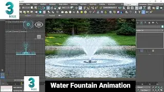 Water Fountain Animation in 3Ds Max | Shadin Creative Design