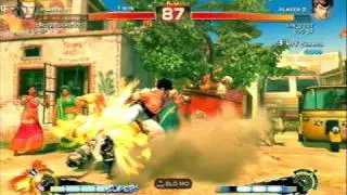 Super Street Fighter 4 - LORDVADER2000 (Guile) vs. Link_1227 (Fei Long) (PSN Battles)