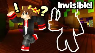 Minecraft Murder Mystery, But we can Turn Invisible!