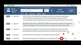 A famine of spiritual food necessary for survival is near
