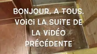 Suite de la vidéo précédent 🚿 Finitions de la douche dans le fourgon aménagé.