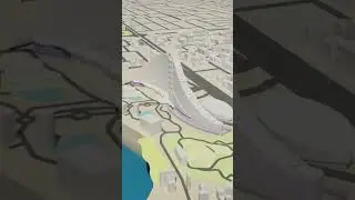 Dubai's Iconic Jumeirah Beach Hotel in 3D - Wave Shaped 5 Star Hotel  - Opposite Burj Al Arab
