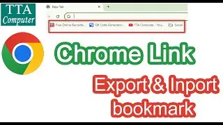 How to Export & Import Chrome browser link