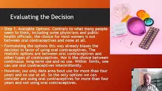 3-9  Evaluating Decisions