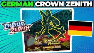 Pokemon Crown Zenith GERMAN Elite Trainer Box OPENING! *BROKEN?*