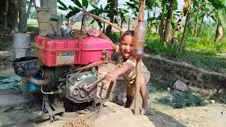 2 Stinger Village Boy Machines State. Water 🌊 pump Machine Start Video.