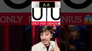 Only 1% Genius Can Stop🛑 | big challenge 😱 | #ytshorts #eyetest
