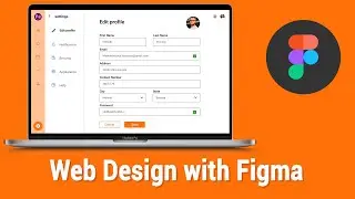 Figma Design | Web Design - Edit Info Website
