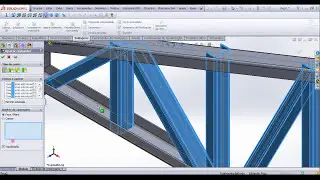 COMO FAZER UM GALPÃO METÁLICO   TESOURA - SOLIDWORKS