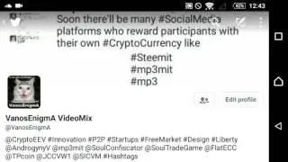 170415 Twitter Startups Apps SmartPhone Steemit @mp3mit #SteemitAlternative Tech SoundCloud Podcasts