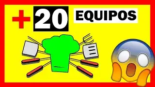Los VERDADEROS EQUIPOS / Utensilios de COCINA CONFIABLES para restaurante &iexcl;Convi&eacute;rtete en el mejor!