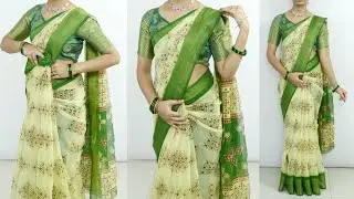 Daily Wear Saree Draping for Slim & Tall Look Instantly! | Modern Way to Drape Your Saree Daily