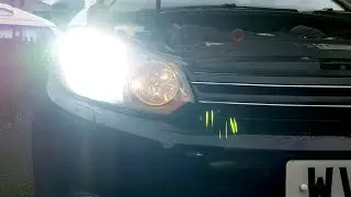 Как заменить лампу ближнего света на светодиодную VW Golf MK6