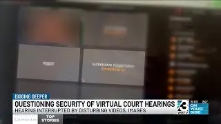 Questioning security of virtual court hearings