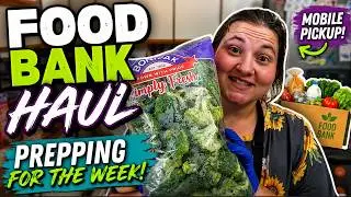 Food Bank Haul With Meal 9-23-22 | Prepping Some Food For The Week