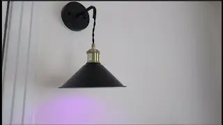Battery Powered Wall Sconce! Install & Review. No Wiring Work Needed!