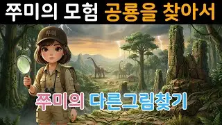 [스토리가 있는 다른 그림찾기] - 주라기 공룡 시대 탐험편 (두뇌 회전/치매 예방/집중력 향상)