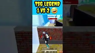 Tsg Legend launcher 1 vs 2 clutch funny clip tournament 😱😈 || #ff #viral #tsg #tsglegend #clutch #op