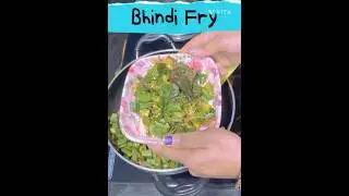Bhindi Fry (okra fry, fry ochro, bhendi fry, bhindi masala or bharwan bhindi)
