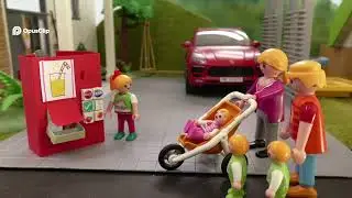 Playmobil Familie Hauser - Der Getr&auml;nkeautomat - Geschichte mit Anna und Lena