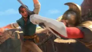 Tangled (2010) The Water Dam scene HD
