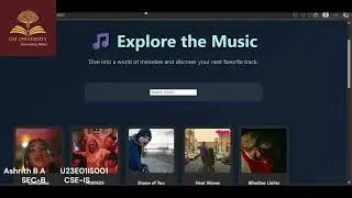 Music Player Project using React JS with play/pause, Seek and playlist functionality
