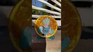 Vegeta Coaster💯🔥#fyp#resin#vegeta#dragonballz#gift#idea#custom