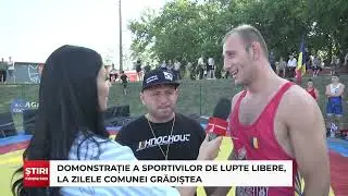CANAL SUD / DOMONSTRAȚIE A SPORTIVILOR DE LUPTE LIBERE, LA ZILELE COMUNEI GRĂDIȘTEA