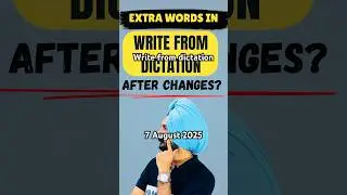 Write from Dictation PTE August 2025 Changes You MUST Know