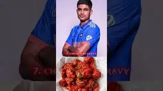 Top 10 Indian Cricketers Favourite Foods 🍛 | Kohli To Dhoni Surprising Choices #top10