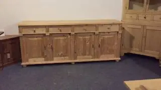 Large Kitchen Sideboard / Server - Pinefinders Old Pine Furniture Warehouse