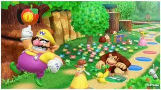 Mario Party Superstars All Characters 1st Place in Woody Woods